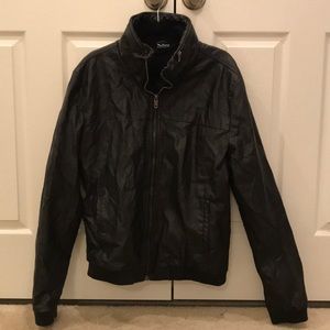 Faux leather jacket